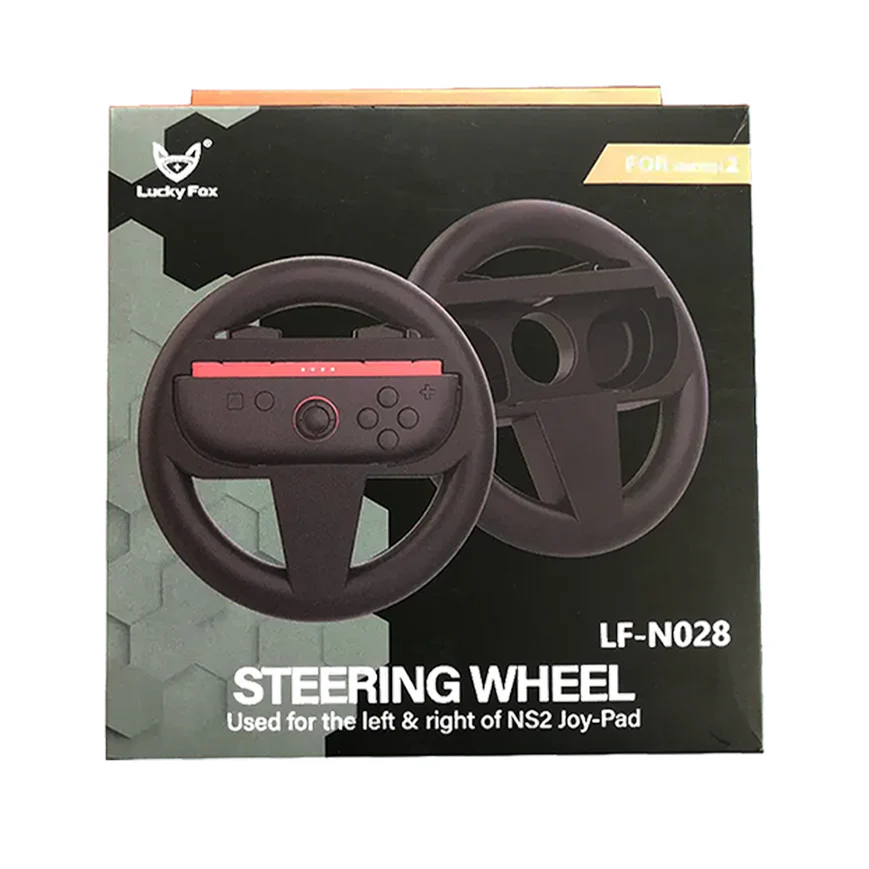 Lucky Fox Steering Wheel for Switch 2 Joy Con Lucky Fox Steering Wheel for Switch 2 Joy Con